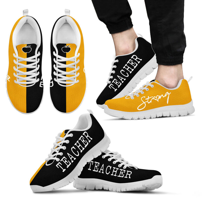 black and gold sneakers