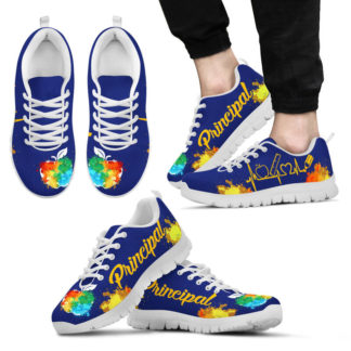 royal blue and gold sneakers