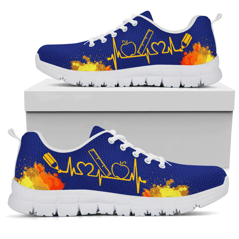 royal blue and gold sneakers